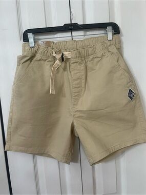 Prana Mojave khaki tan cotton Shorts ‘90s Aztec size Small